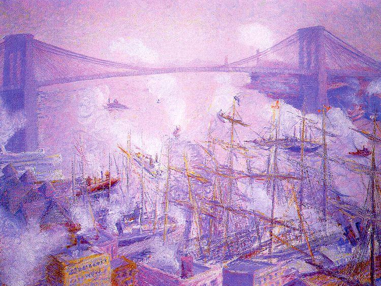Theodore Butler Brooklyn Bridge China oil painting art